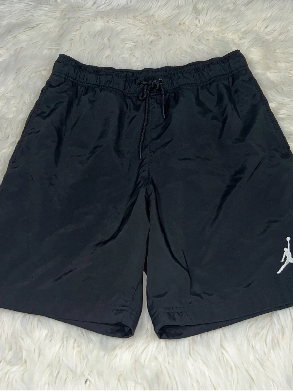 Jordan Men’s Black Standard Fit Athletic Shorts Size Medium